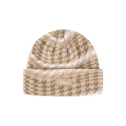 Dime Wavetooth Cuff Beanie Tan