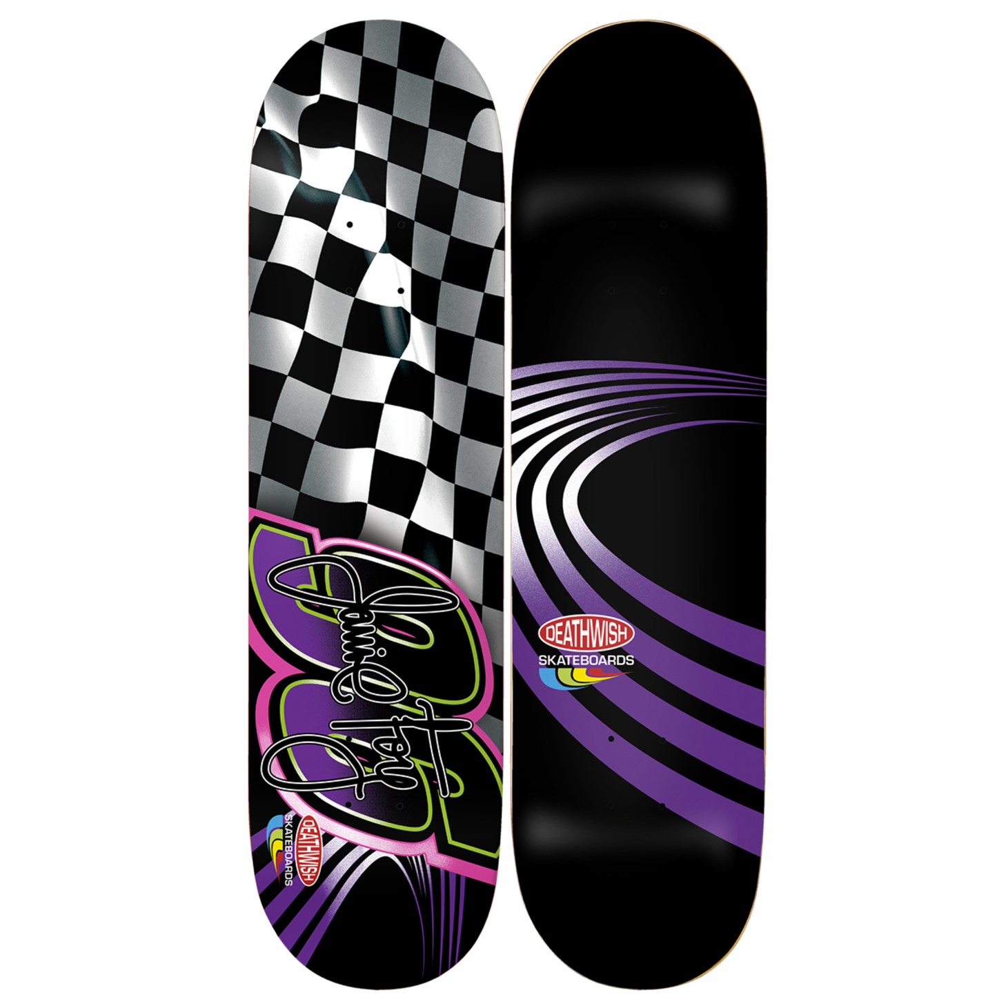 Deathwish Jamie Foy Checkered Symmetrical Deck 8.5"