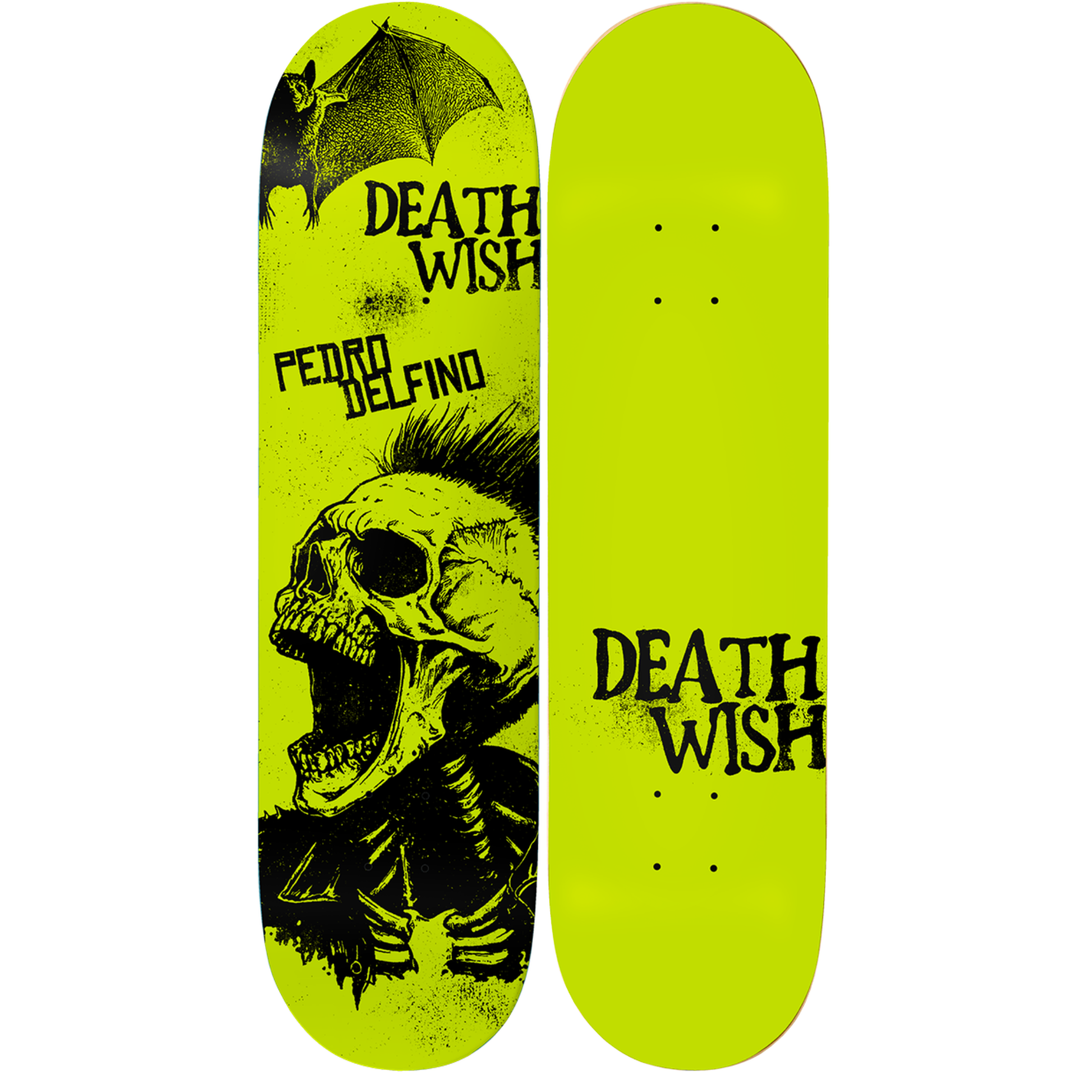 Deathwish Pedro Delfino Voided Deck 8.25" Full Dip