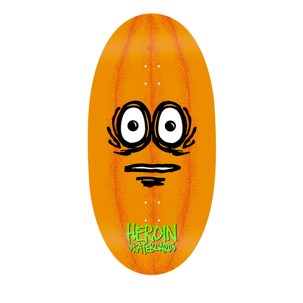 Heroin Eggzilla 3 Halloween Edition Egg Shaped Deck 14.25"