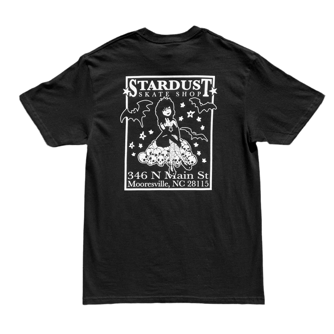 Stardust "Goth Girl" Hammer Tee 033 Black / White