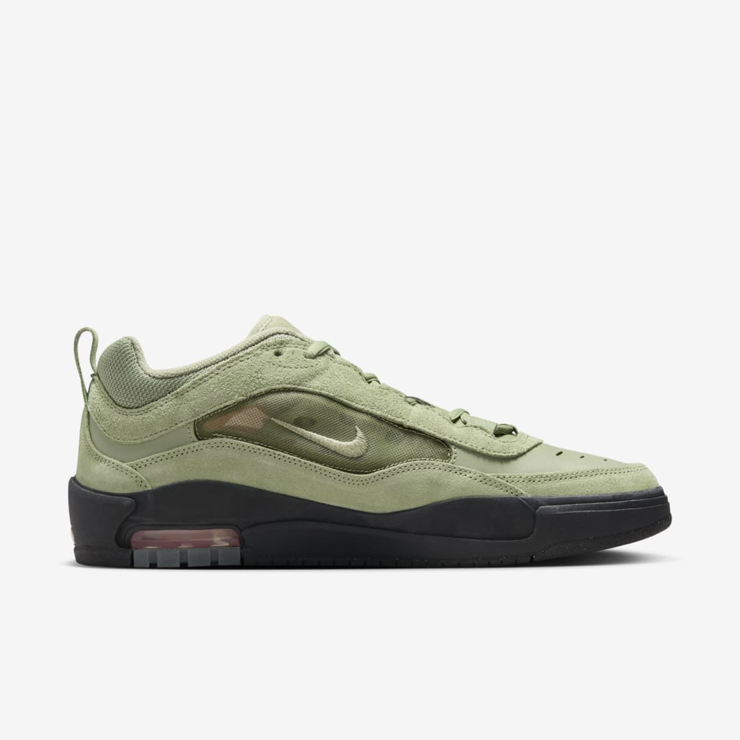 Nike SB Air Max Ishod Wair Oil Green / Safety Orange - Black