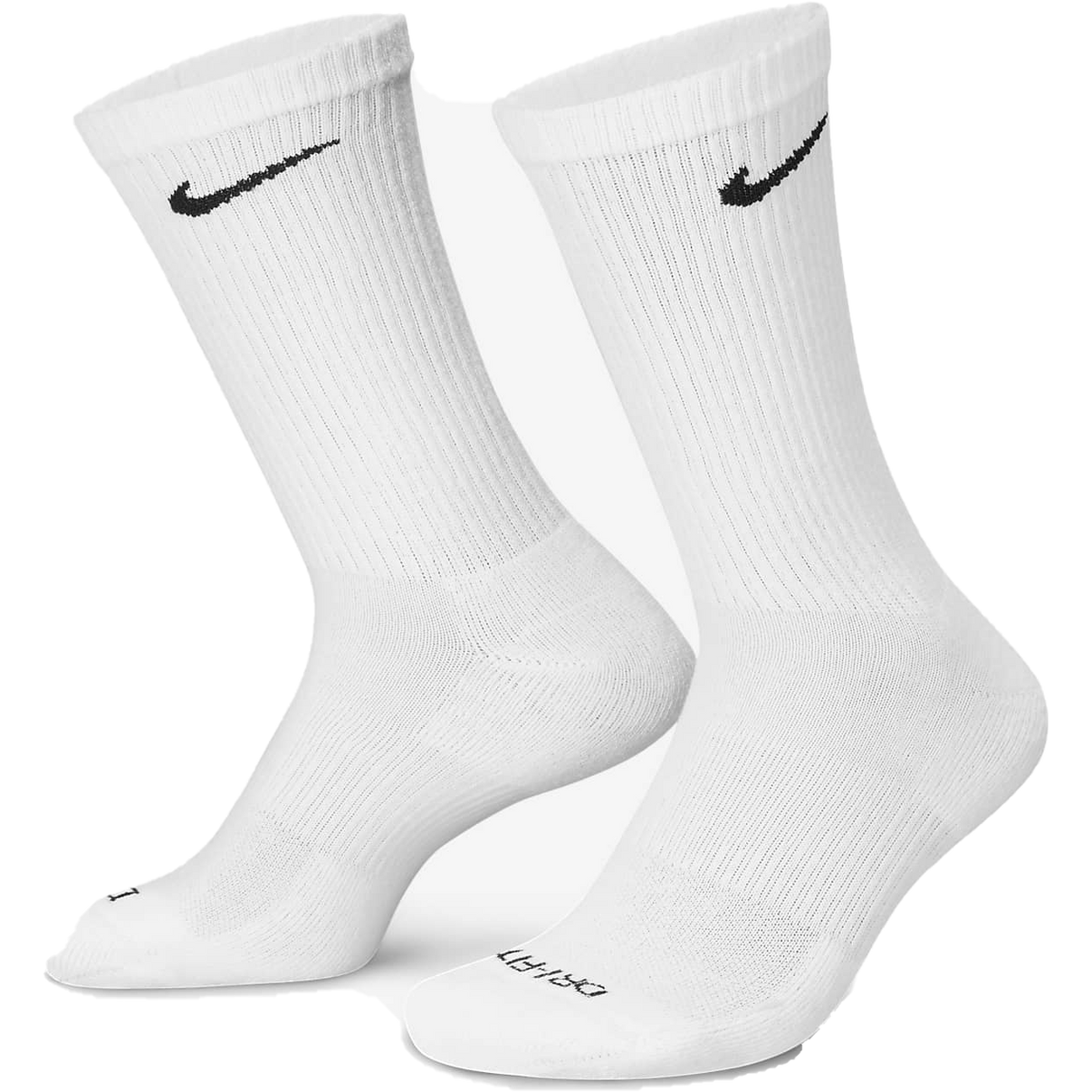 Nike Everyday Plus Cushioned Training Crew Socks 3 - Pack White / Blac ...