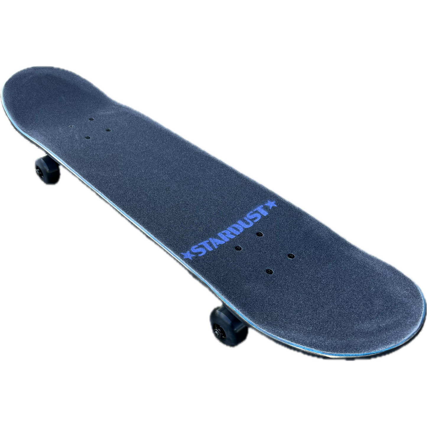 Stardust Orchid Star Pre-Built Complete 7.75" x 32.0" Entry Level Skateboard Matte Black / Orchid