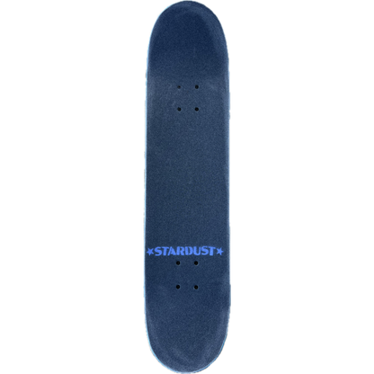 Stardust Orchid Star Pre-Built Complete 7.75" x 32.0" Entry Level Skateboard Matte Black / Orchid