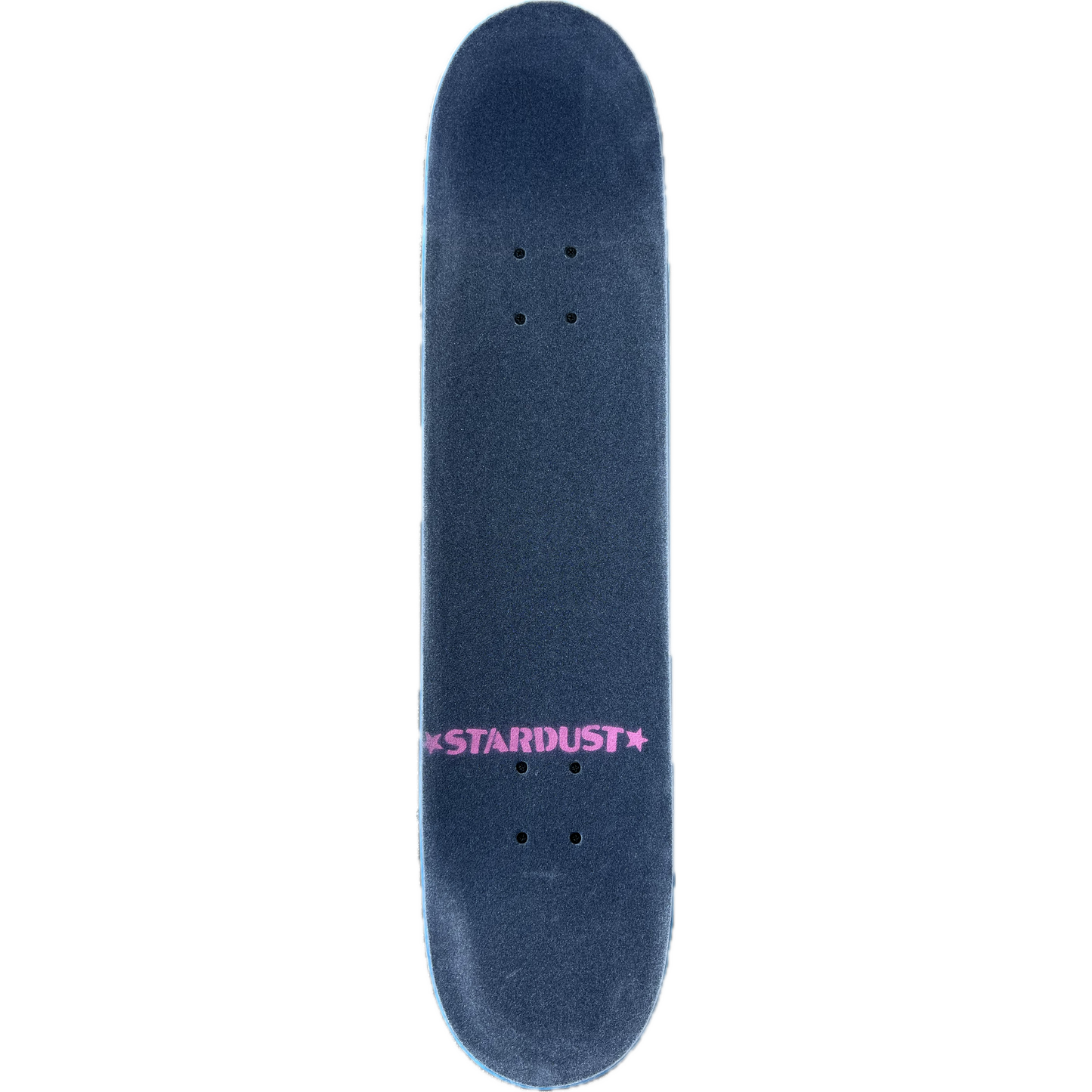 Stardust Pink Star Pre-Built Complete 7.75" x 32.0" Entry Level Skateboard Matte Black / Pink