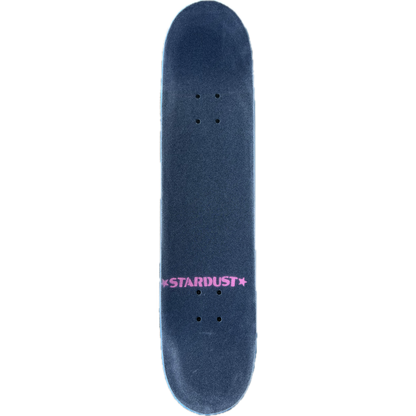 Stardust Pink Star Pre-Built Complete 7.75" x 32.0" Entry Level Skateboard Matte Black / Pink