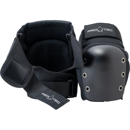 Protec Adult Street Gear Open Back Pad Set Black