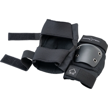 Protec Adult Street Gear Open Back Pad Set Black