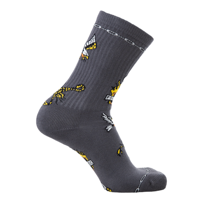 Psockadelic Born Free Crew Socks Faded Black