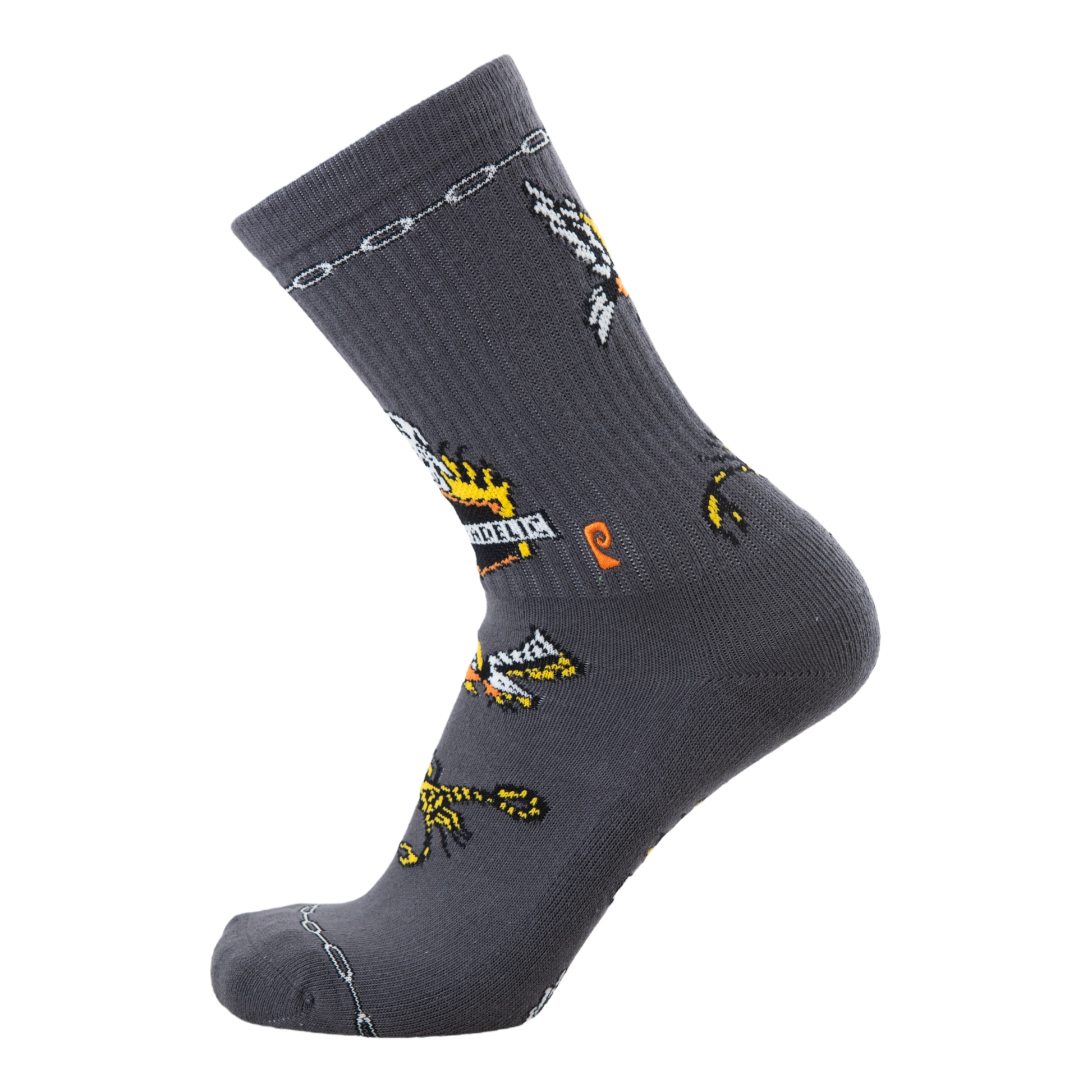 Psockadelic Born Free Crew Socks Faded Black