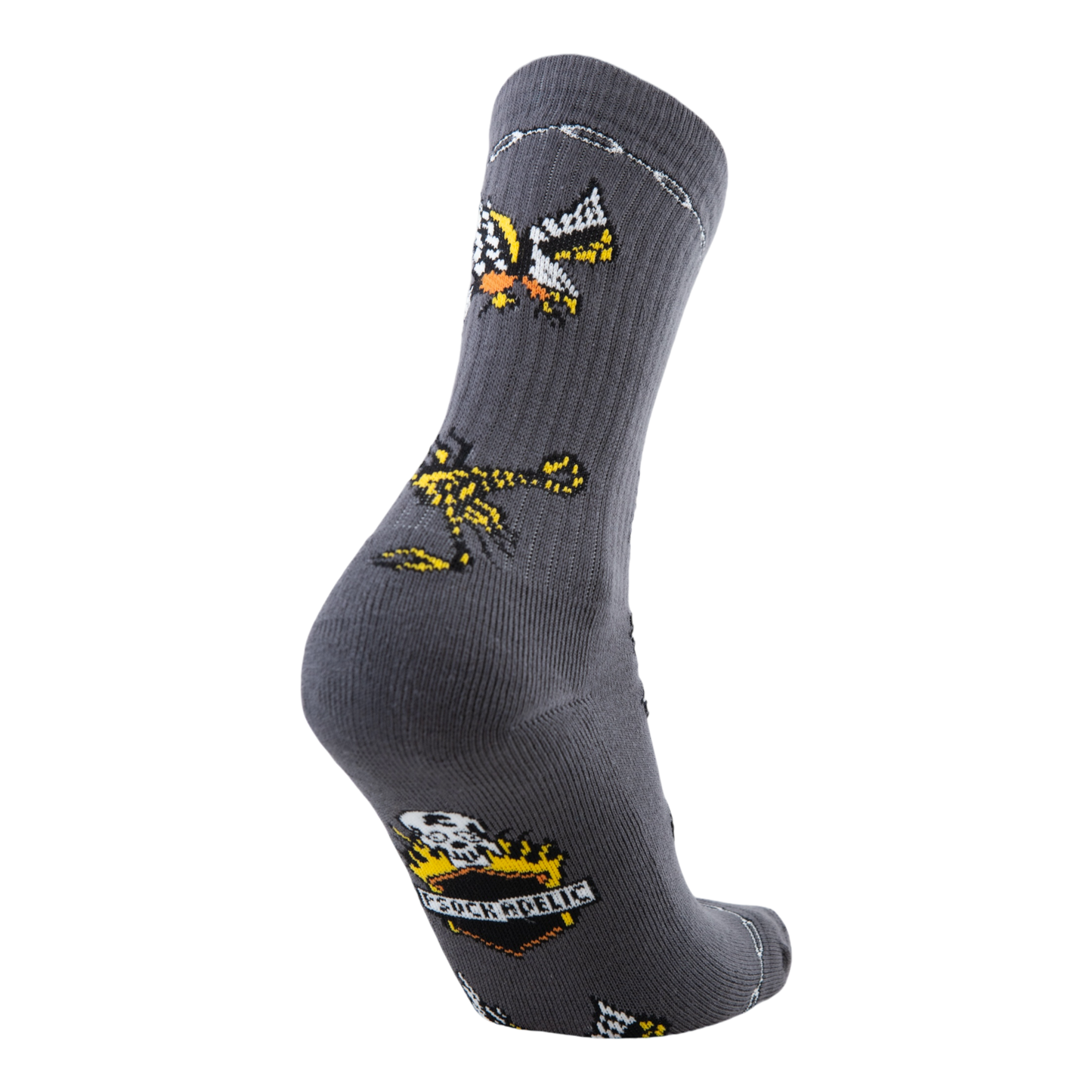 Psockadelic Born Free Crew Socks Faded Black