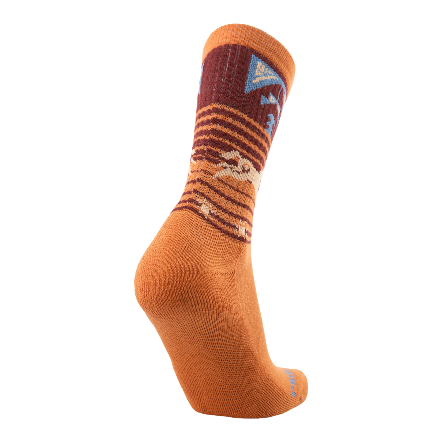 Psockadelic Free At Last Crew Socks Tan