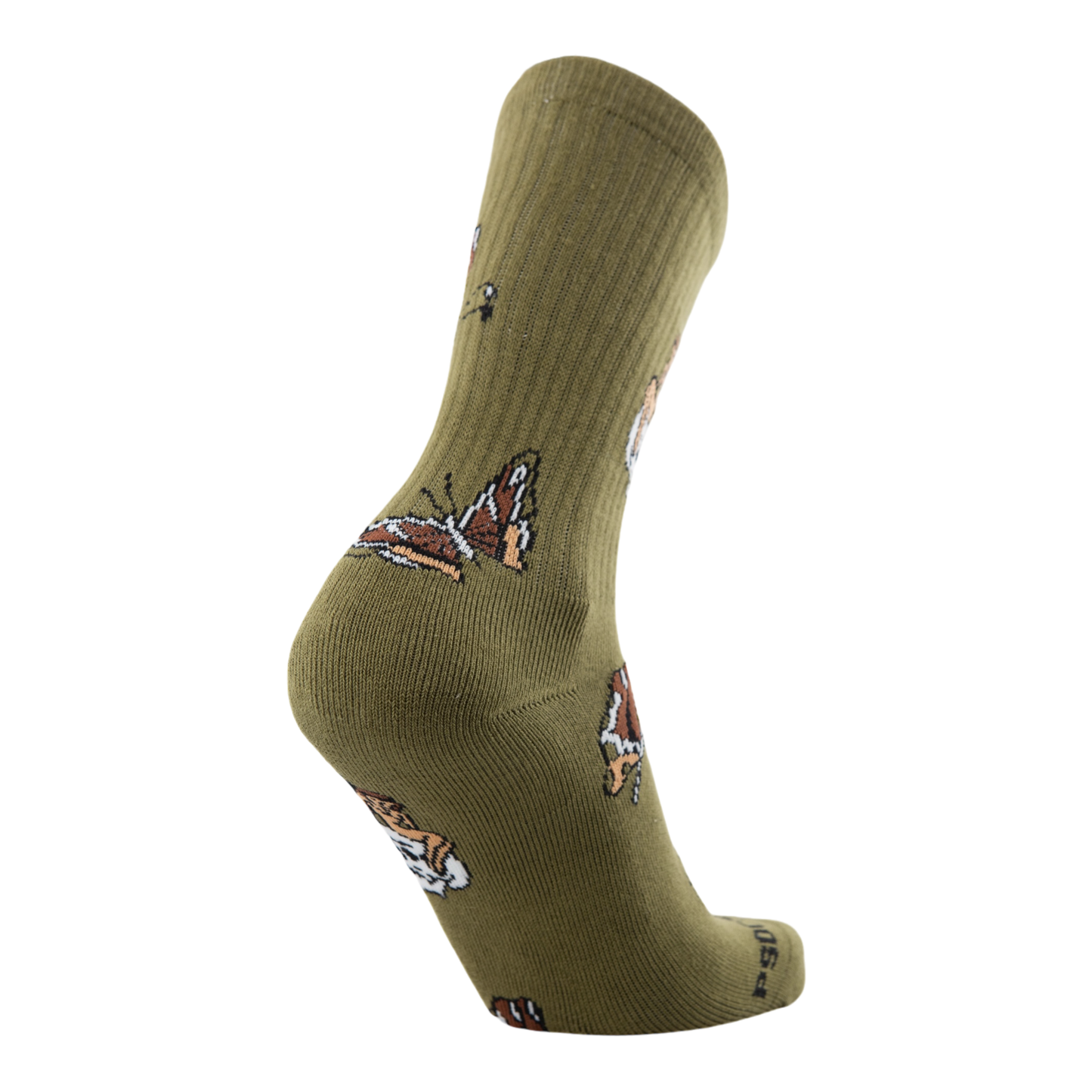 Psockadelic New Day Crew Socks Army