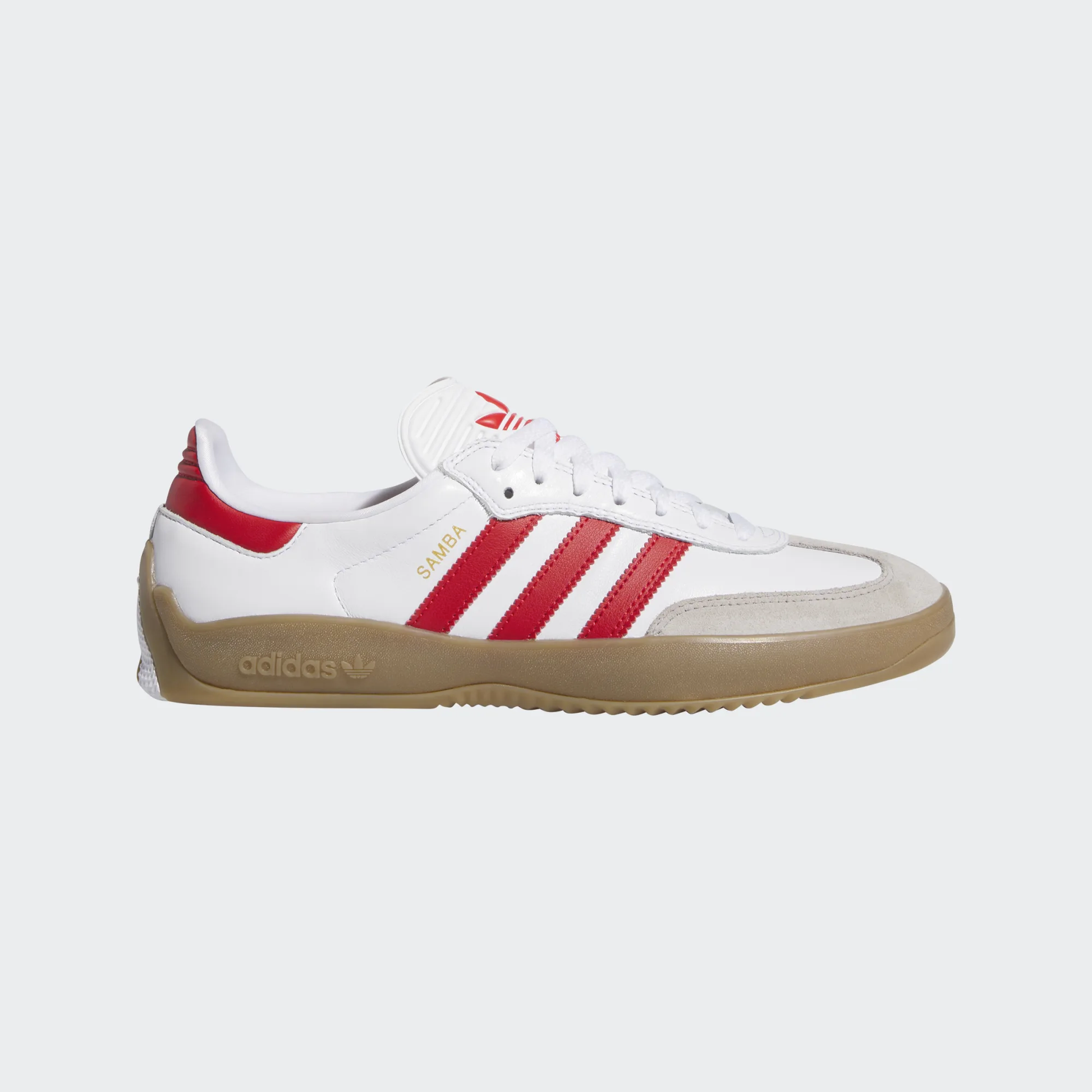 Adidas Lucas Puig Samba Pro Skate Shoes White / Better Scarlet / Gum