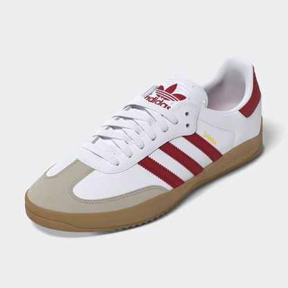 Adidas Lucas Puig Samba Pro Skate Shoes White / Better Scarlet / Gum