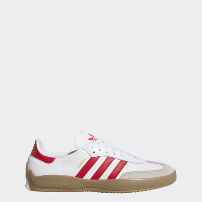 Adidas Lucas Puig Samba Pro Skate Shoes White / Better Scarlet / Gum