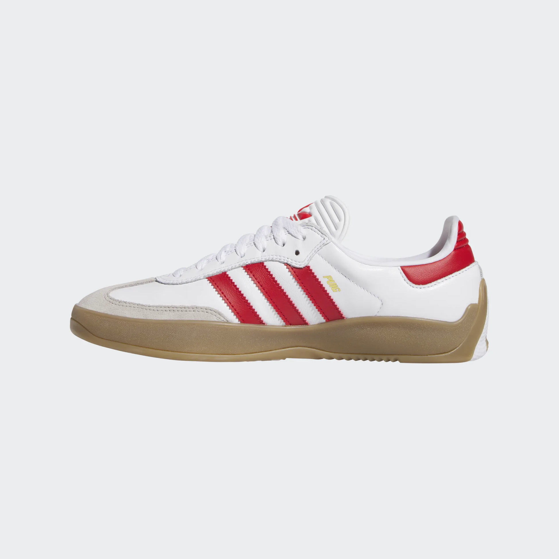 Adidas Lucas Puig Samba Pro Skate Shoes White / Better Scarlet / Gum