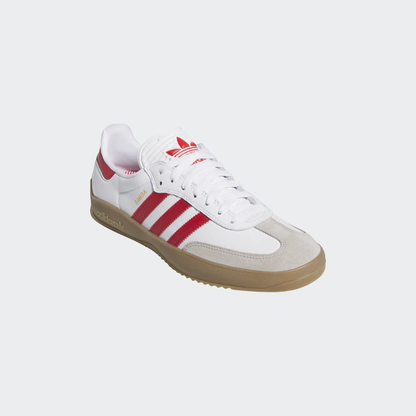 Adidas Lucas Puig Samba Pro Skate Shoes White / Better Scarlet / Gum