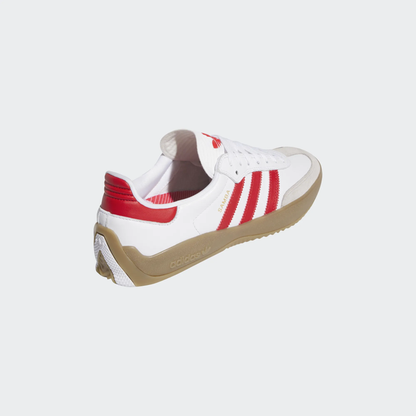 Adidas Lucas Puig Samba Pro Skate Shoes White / Better Scarlet / Gum