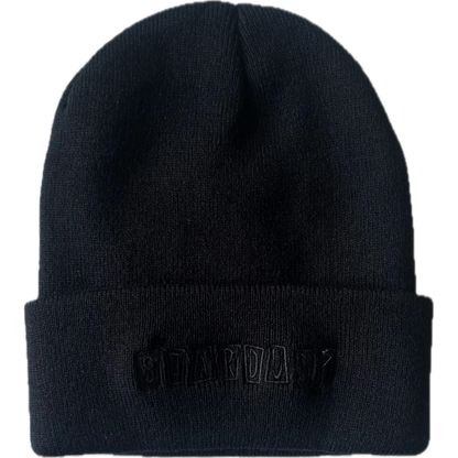 Stardust 028 Cuffed Beanie 005 Black / Black