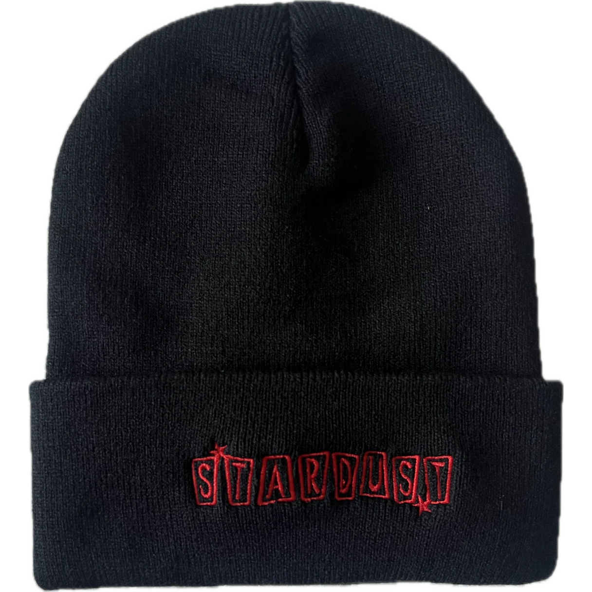 Stardust 028 Cuffed Beanie 005 Black / Red