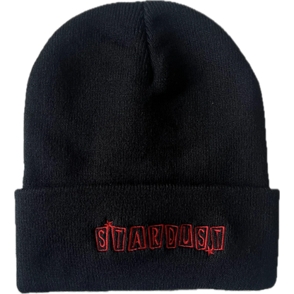 Stardust 028 Cuffed Beanie 005 Black / Red