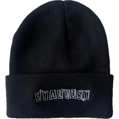 Stardust 028 Cuffed Beanie 005 Black / White