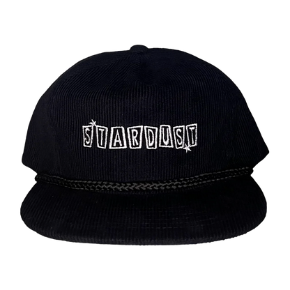 Stardust 028 Corduroy Snapback Hat 005 Black / White