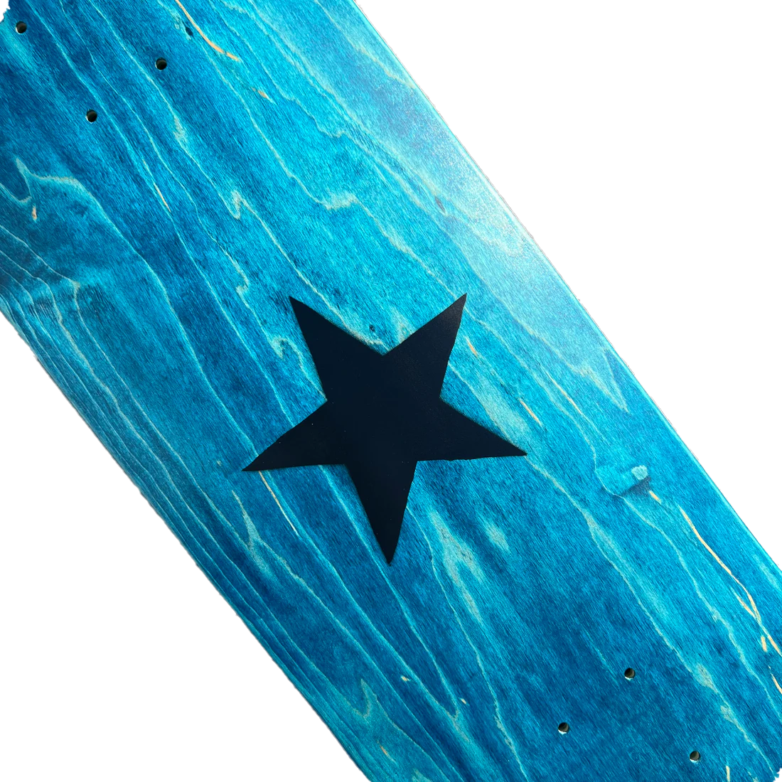 Stardust Matte Black Star Deck 003 9.0" Aqua (Standard Cut)