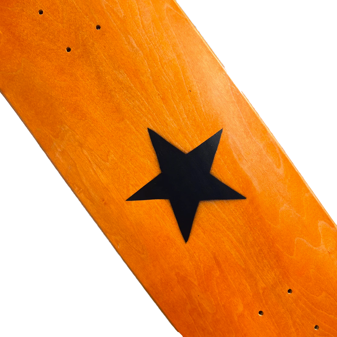 Stardust Matte Black Star Deck 003 9.0" Orange (Full Cut)