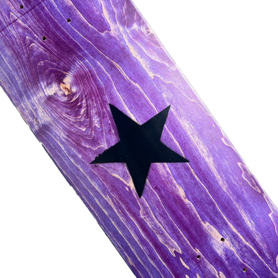 Stardust Matte Black Star Deck 003 8.75" Purple (Standard Cut)