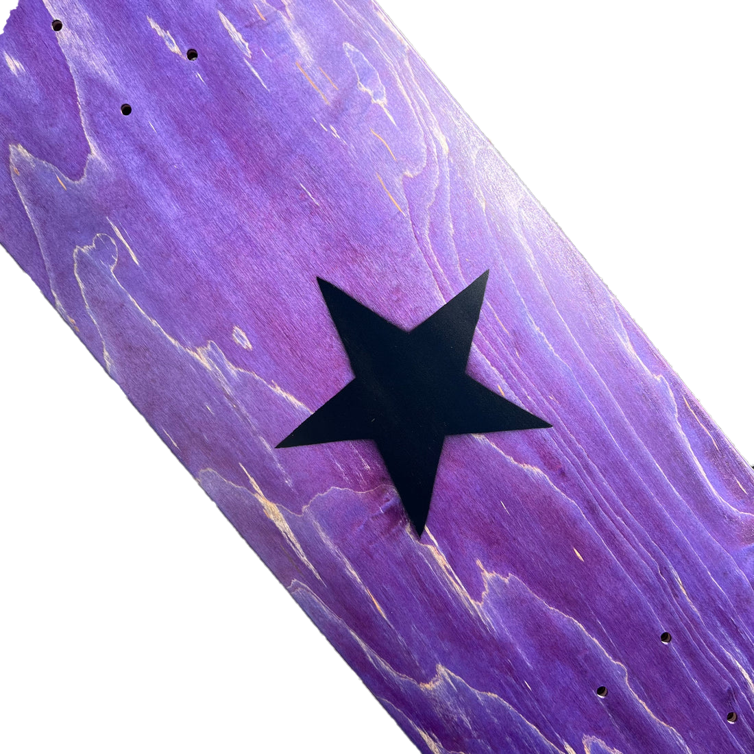 Stardust Matte Black Star Deck 003 8.75" Purple (Full Cut)