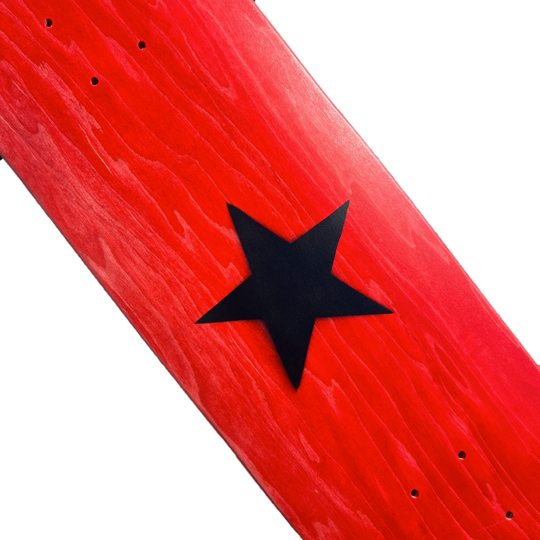 Stardust Matte Black Star Deck 003 8.25" Red (Full Cut)