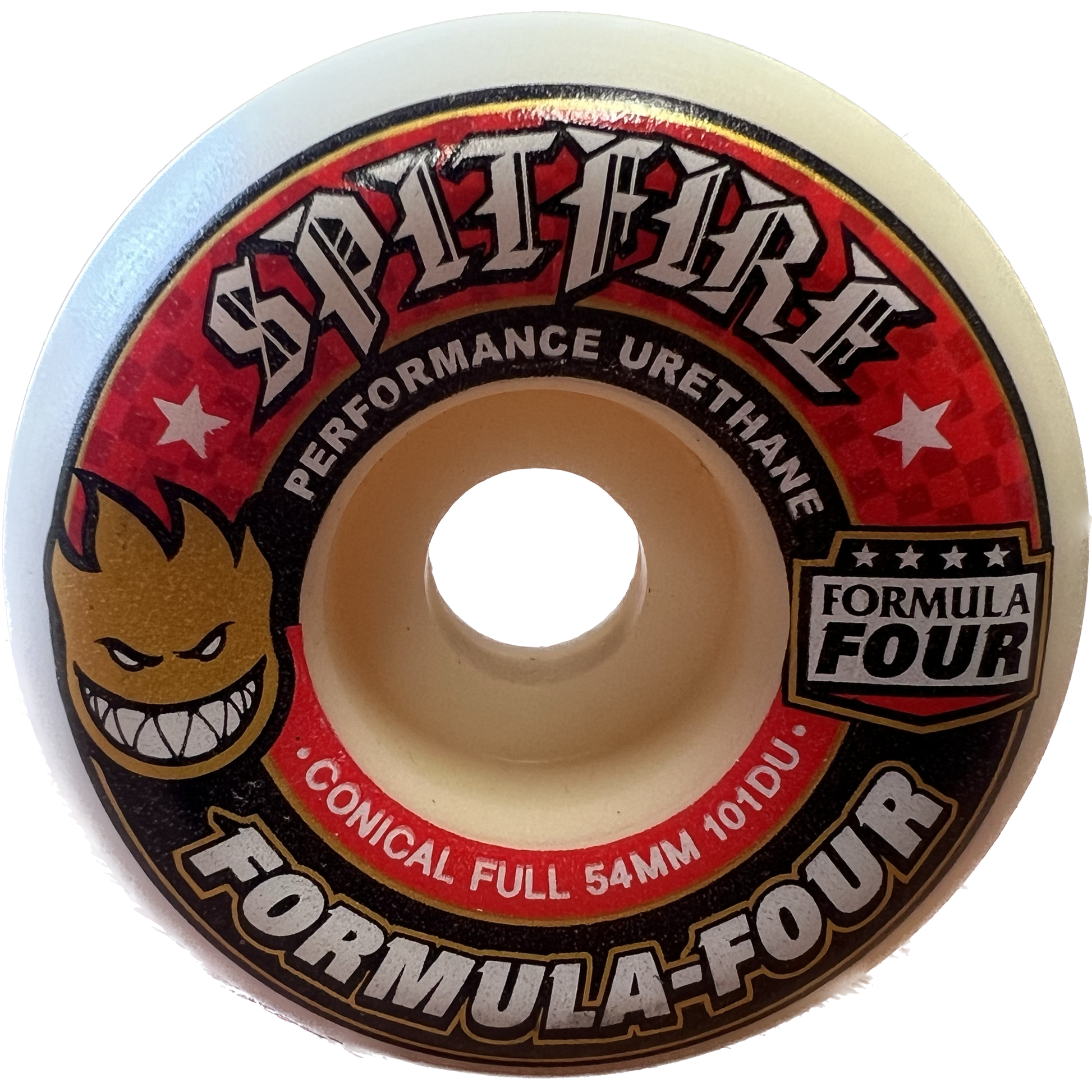 Spitfire Formula Four Conical Full 53mm 101d Set Of 4 Skateboard Wheels