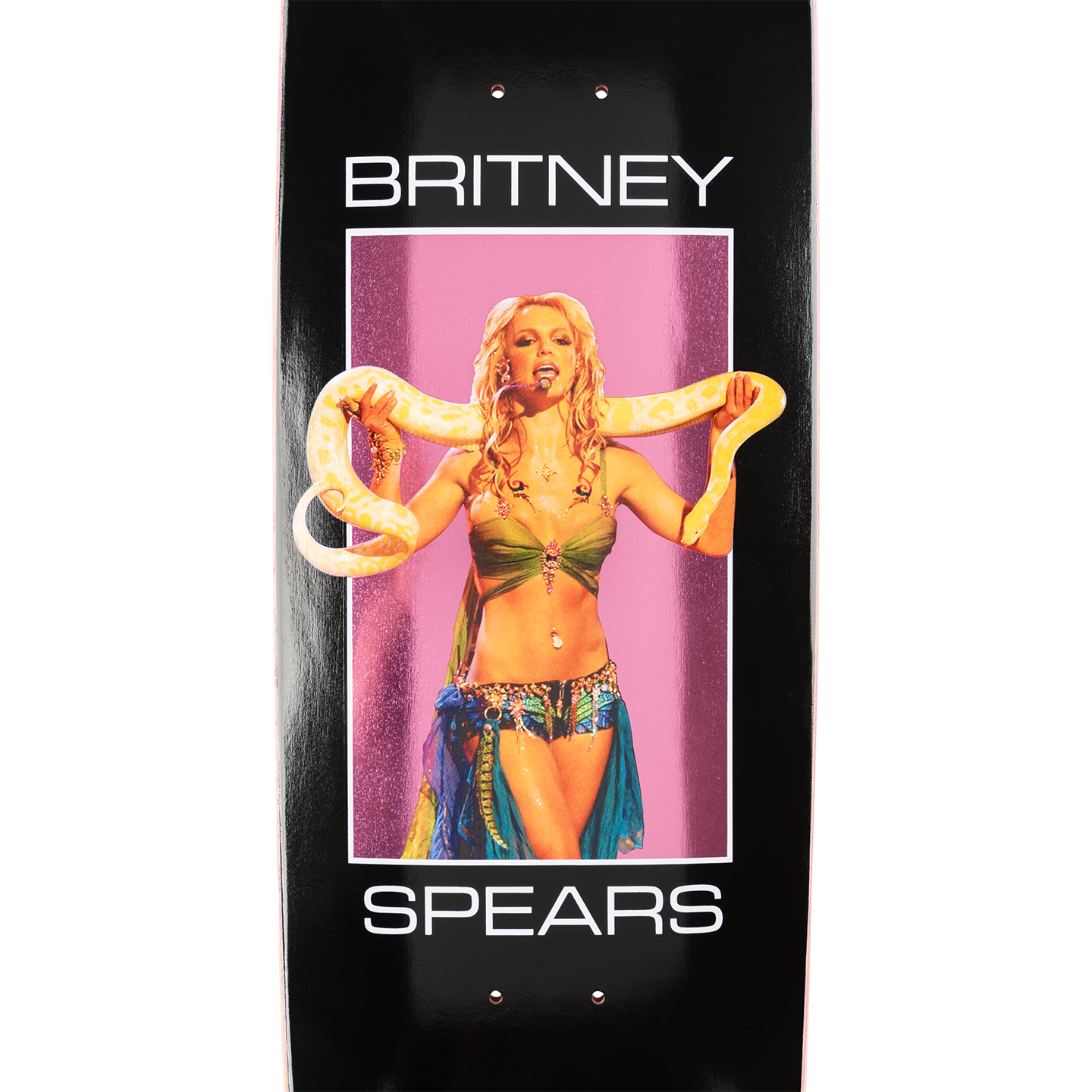 Welcome x Britney Spears Snake On Son Of Boline Deck 8.8" Black / Pink Foil