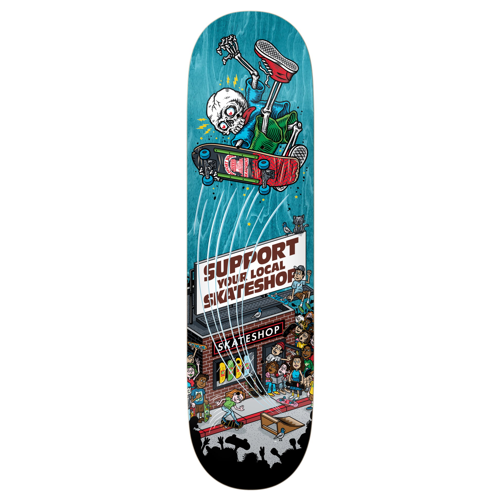 DLX Skate Shop Day 2025 Shop Keeper By Todd Bratrud Deck 8.5"