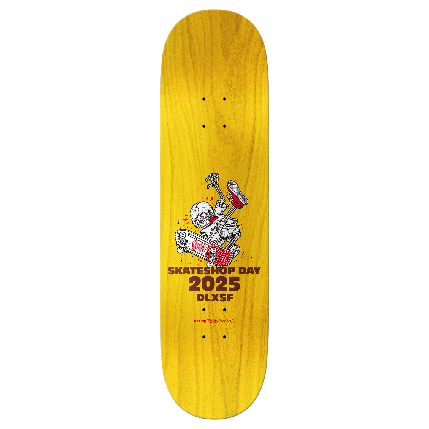 DLX Skate Shop Day 2025 Shop Keeper By Todd Bratrud Deck 8.5"