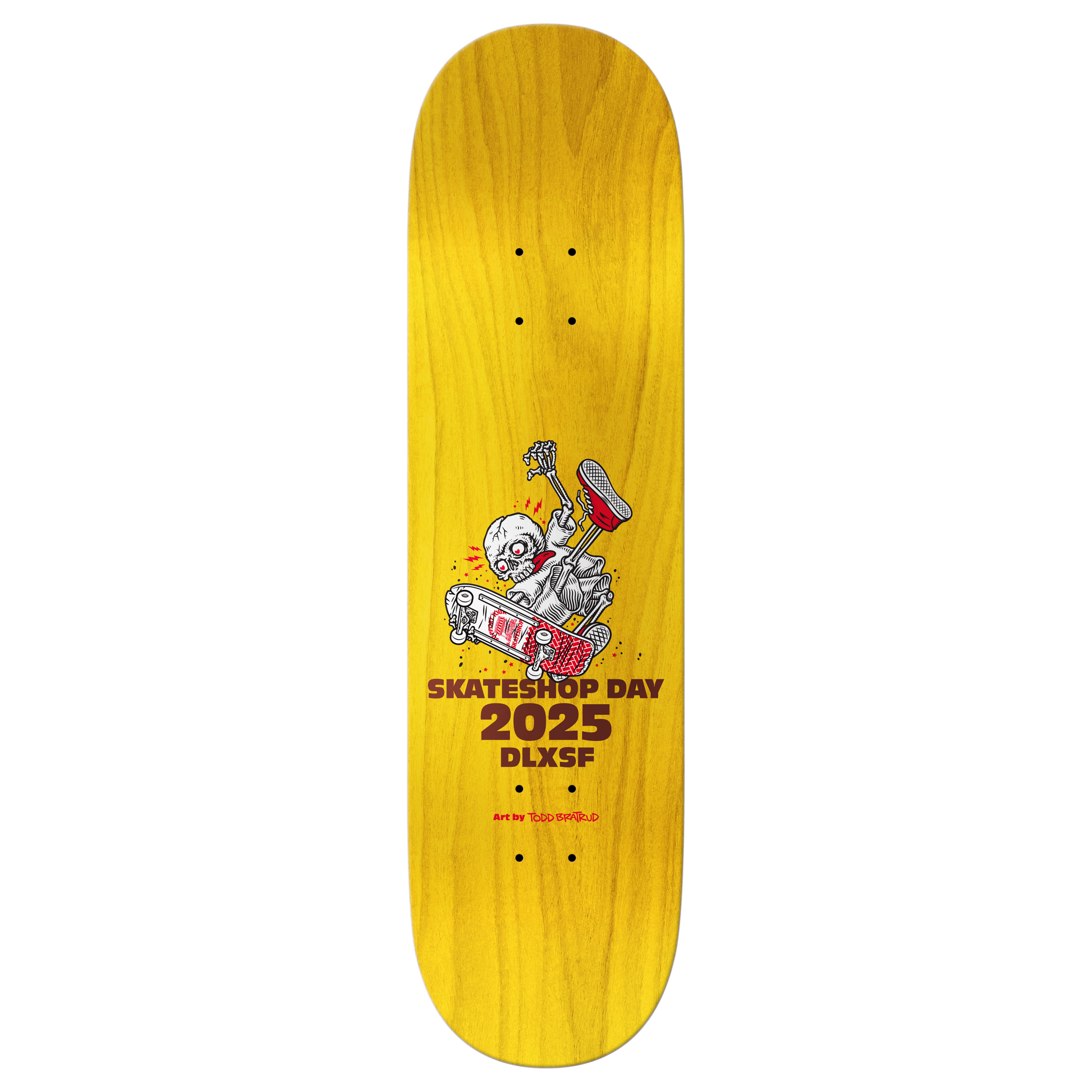 DLX Skate Shop Day 2025 Shop Keeper By Todd Bratrud Deck 8.5"