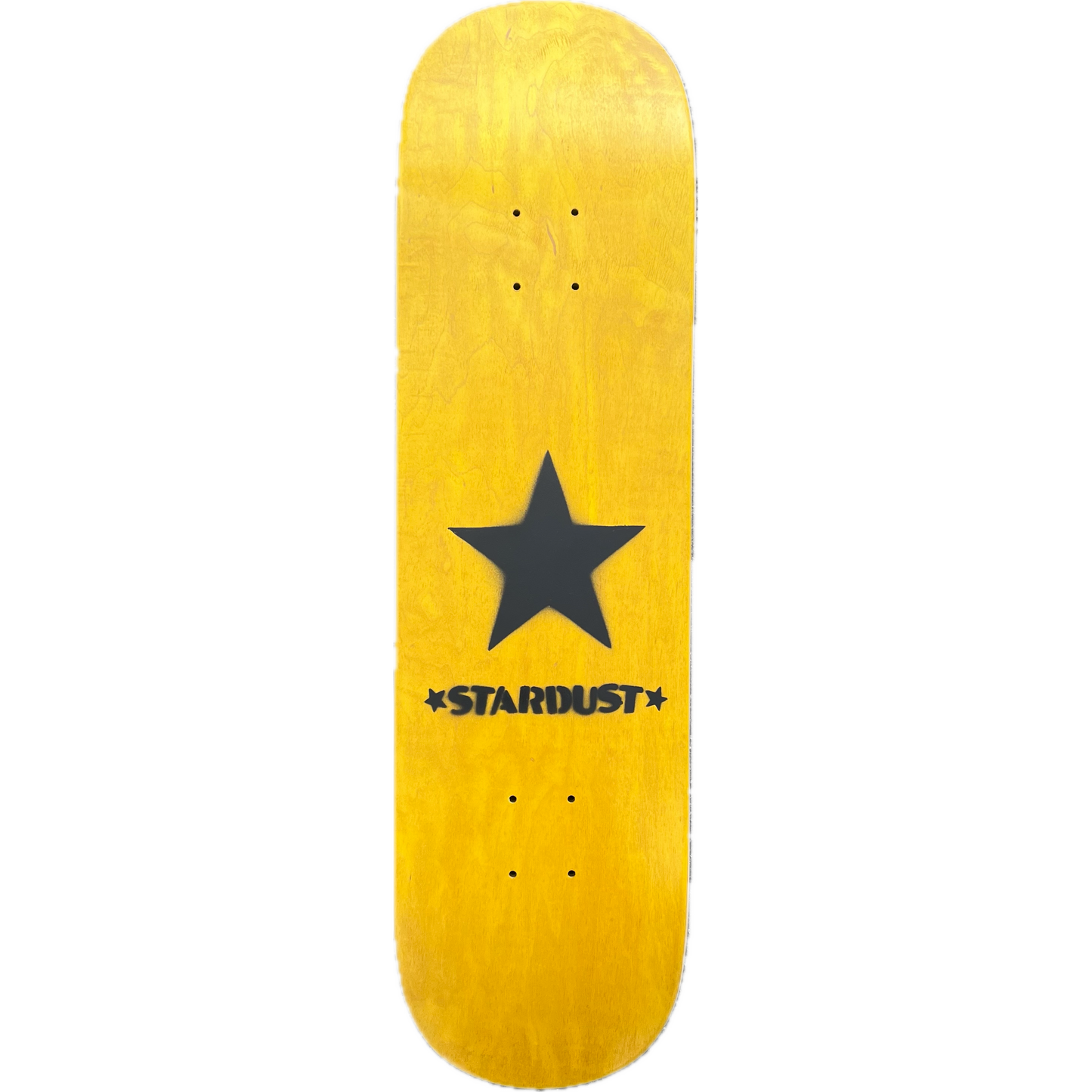 Stardust Matte Black Star Deck 8.375" Yellow (Full Cut)