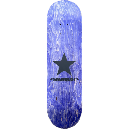 Stardust Matte Black Star Deck 8.375" Purple (Standard Cut)