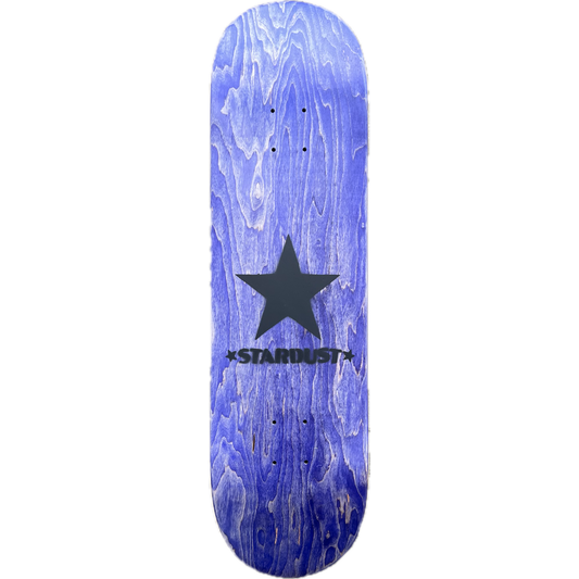 Stardust Matte Black Star Deck 8.375" Purple (Standard Cut)