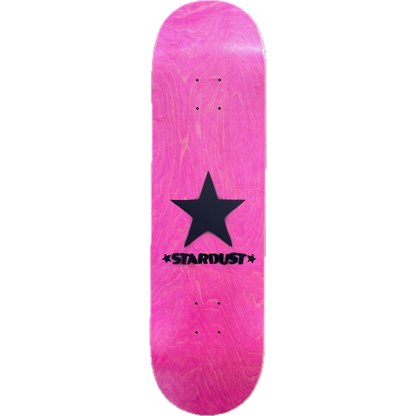 Stardust Matte Black Star Deck 8.5" Pink (Standard Cut)