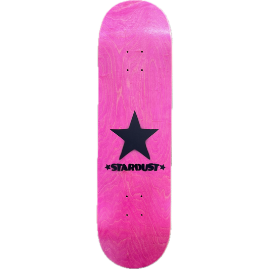 Stardust Matte Black Star Deck 8.5" Pink (Standard Cut)