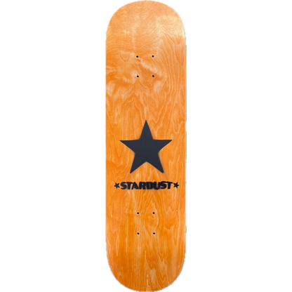 Stardust Matte Black Star Deck 8.5" Orange (Full Cut)