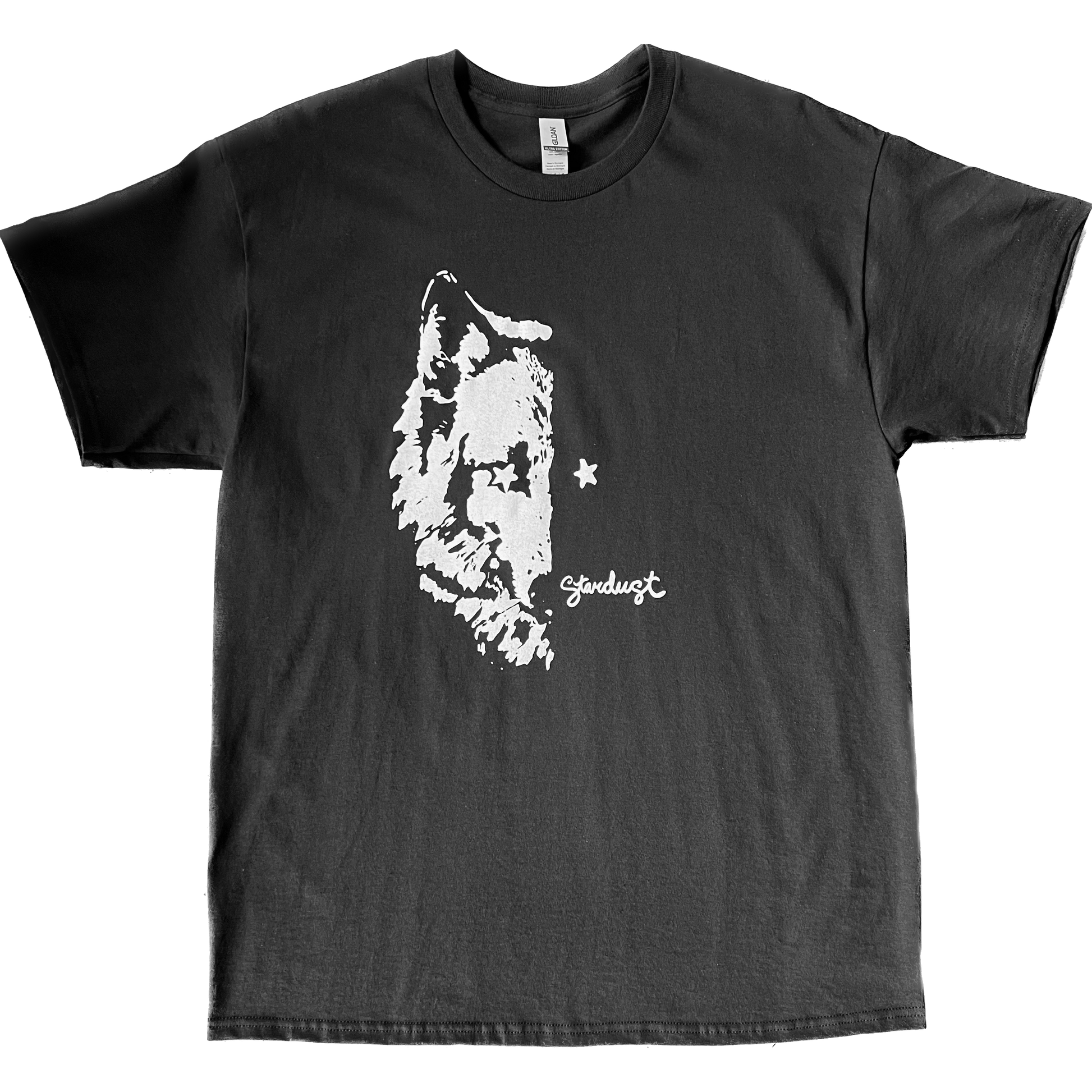 Stardust Wolf Tee 020 Black / White