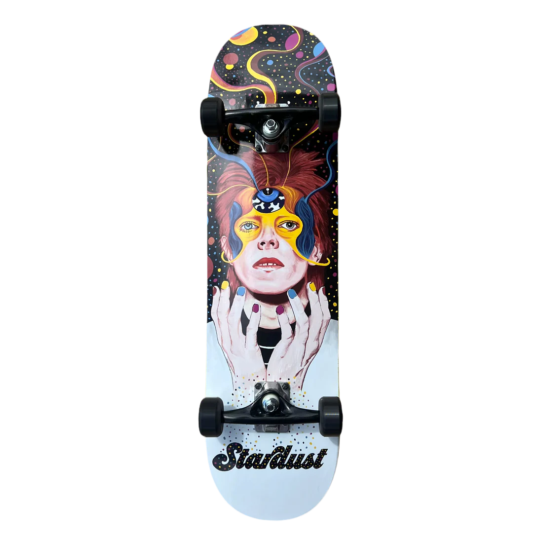 Stardust Skate Shop "Starman" By Jackson Davis Pre-Built Complete 8.38" x 32.0"