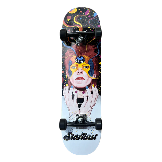 Stardust Skate Shop "Starman" By Jackson Davis Pre-Built Complete 8.38" x 32.0"