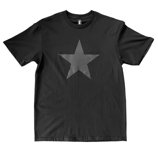 Stardust Skate Shop "STAR" Tee 031 Black / Black