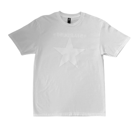 Stardust Skate Shop "STAR" Tee 031 White / White